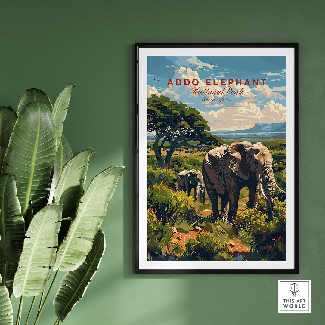 Elephants Poster Addo Elephant National Park-This Art World