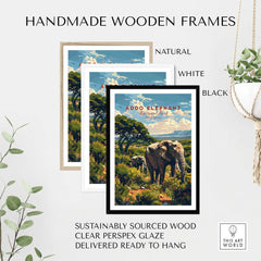 Elephants Poster Addo Elephant National Park-This Art World