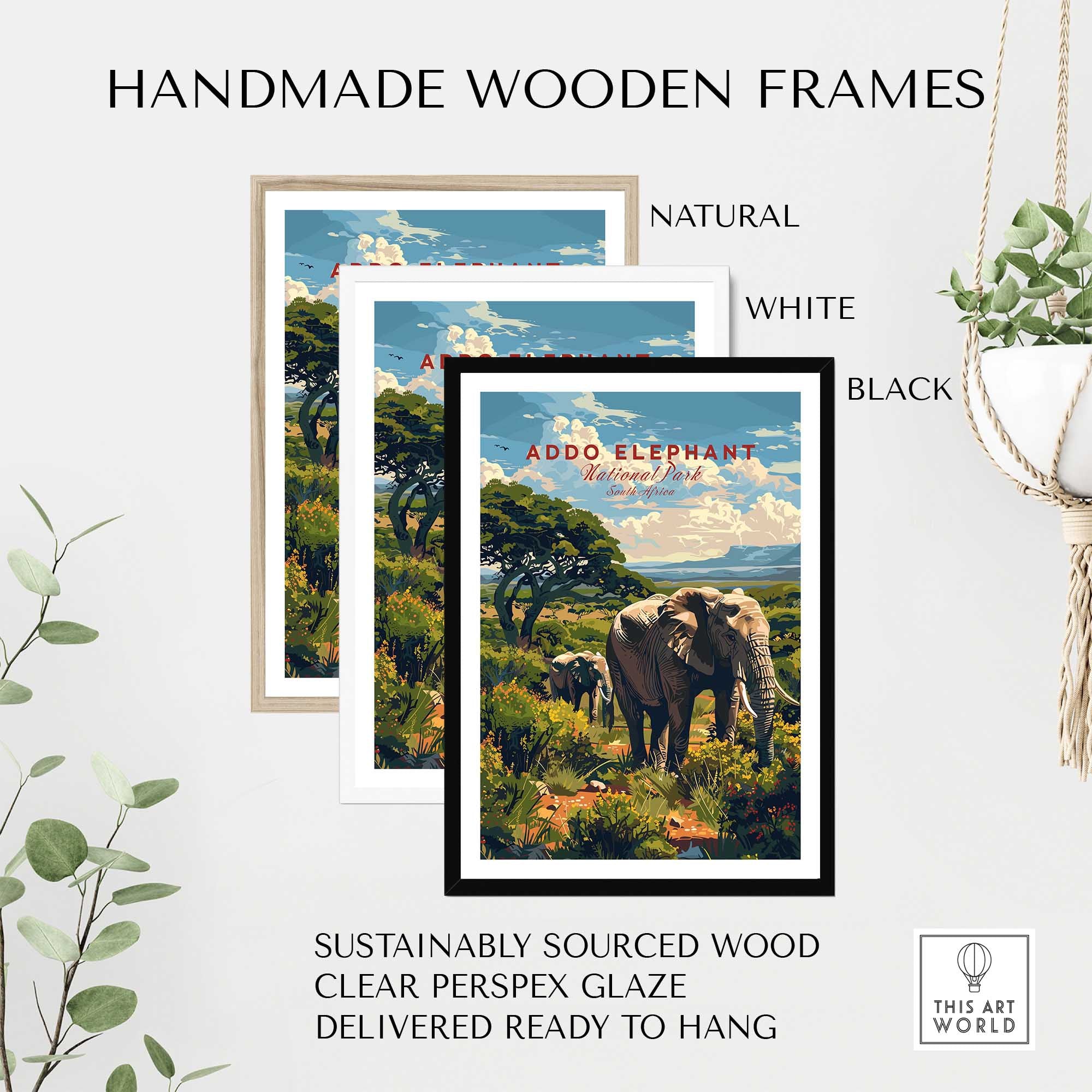 Elephants Poster Addo Elephant National Park-This Art World