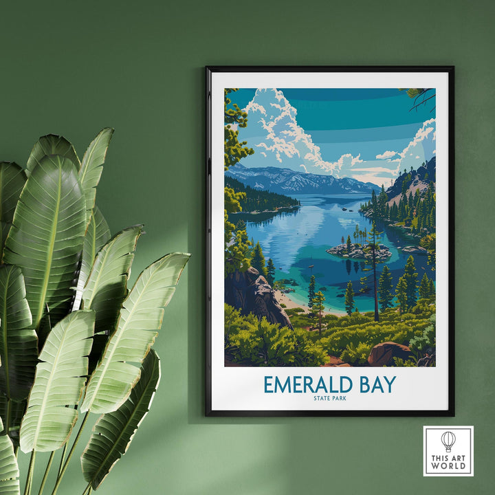 Emerald Bay Wall Art Print - State Park
