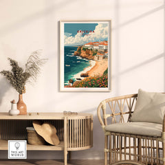 Ericeira Poster Portugal part of our best collection or travel posters and prints - This Art World