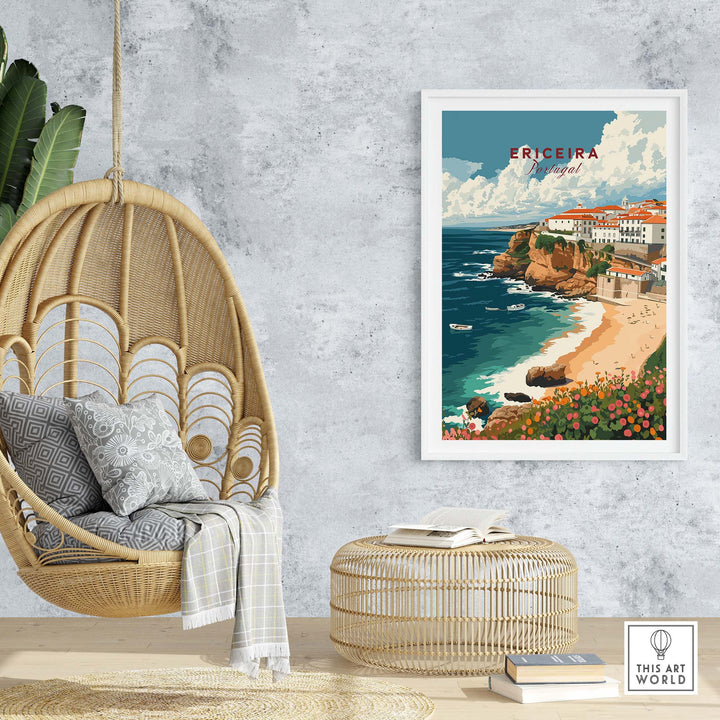 Ericeira Poster Portugal part of our best collection or travel posters and prints - This Art World