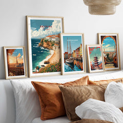 Ericeira Poster Portugal part of our best collection or travel posters and prints - This Art World
