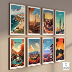 Ericeira Poster Portugal part of our best collection or travel posters and prints - This Art World