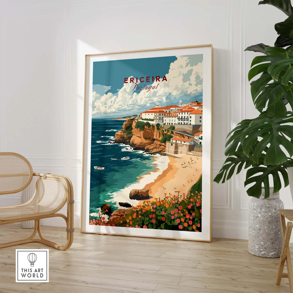 Ericeira Poster Portugal part of our best collection or travel posters and prints - This Art World