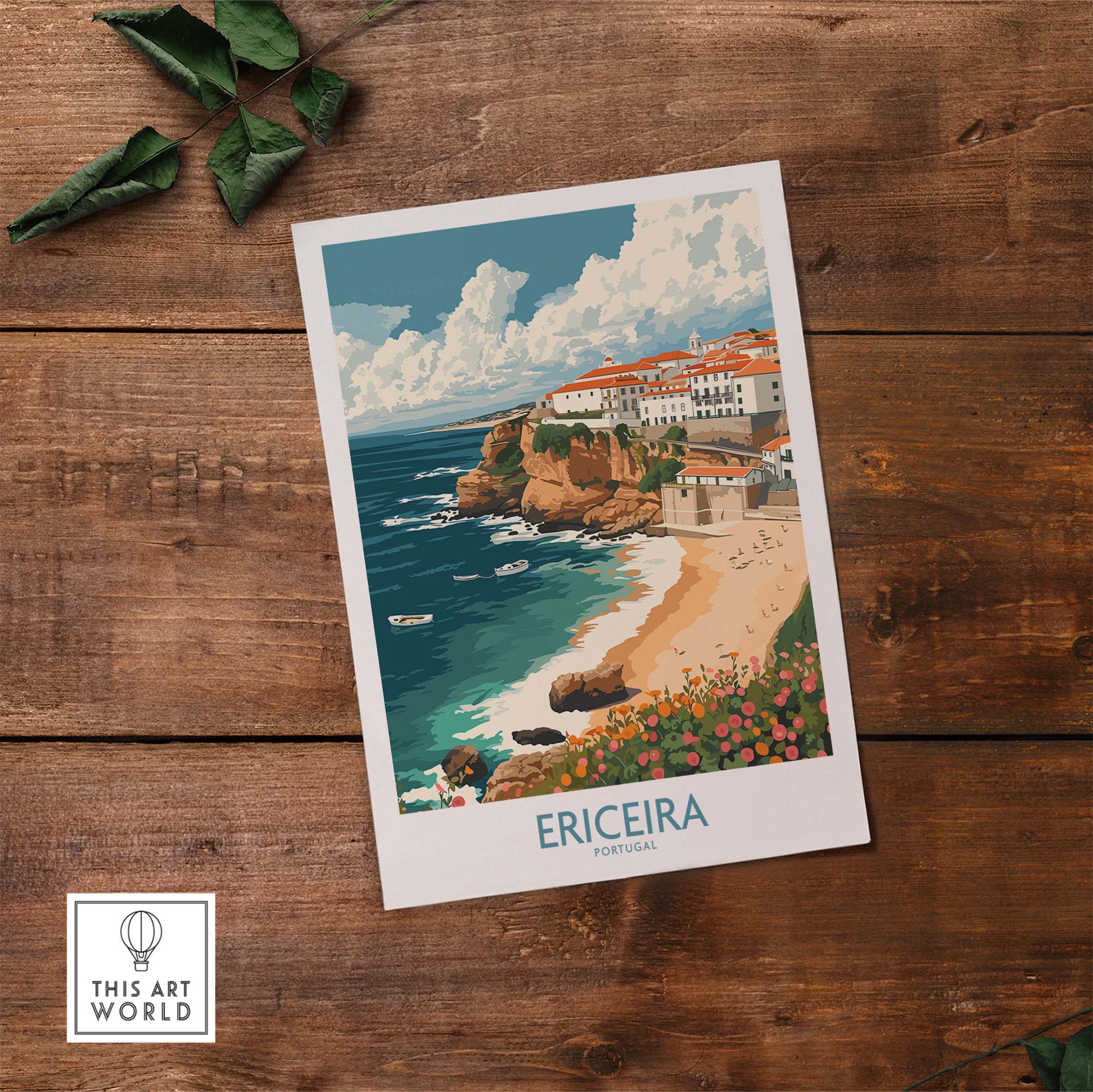 Ericeira Print Portugal part of our best collection or travel posters and prints - This Art World