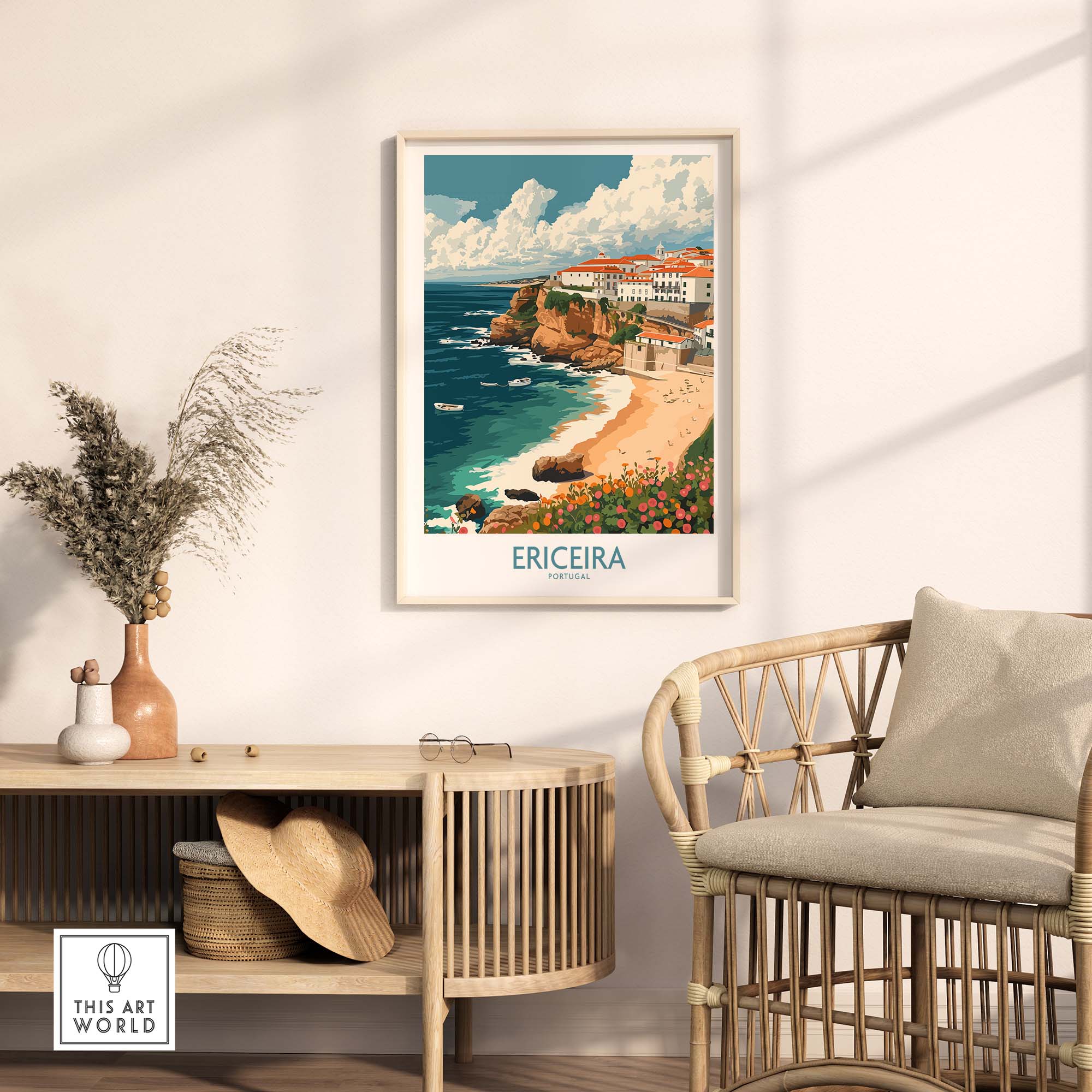 Ericeira Print Portugal part of our best collection or travel posters and prints - This Art World