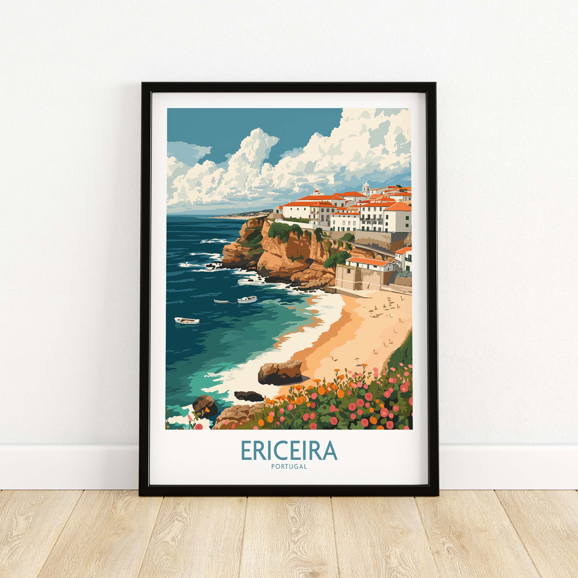 Ericeira Print Portugal part of our best collection or travel posters and prints - This Art World