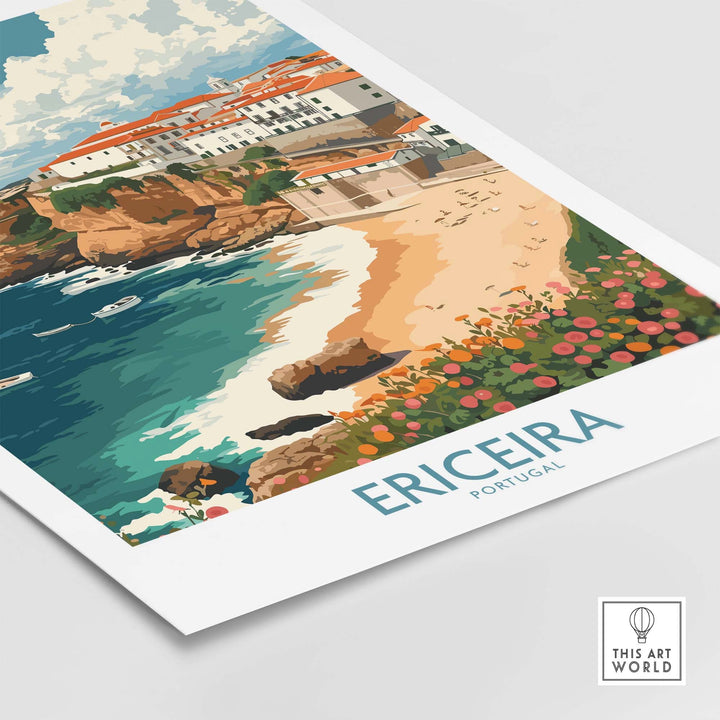 Ericeira Print Portugal part of our best collection or travel posters and prints - This Art World