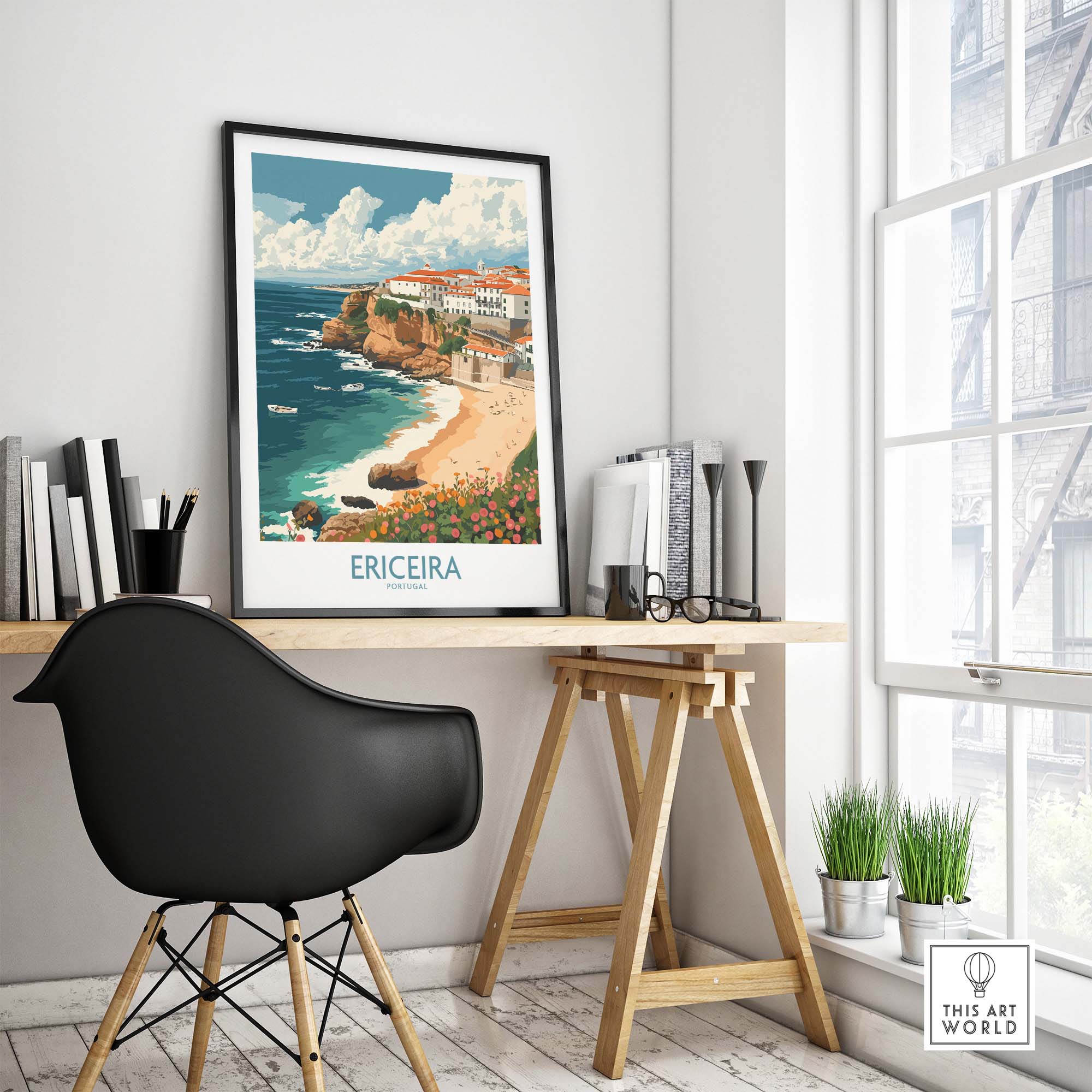 Ericeira Print Portugal part of our best collection or travel posters and prints - This Art World