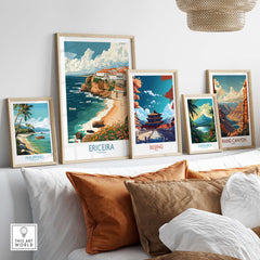 Ericeira Print Portugal part of our best collection or travel posters and prints - This Art World