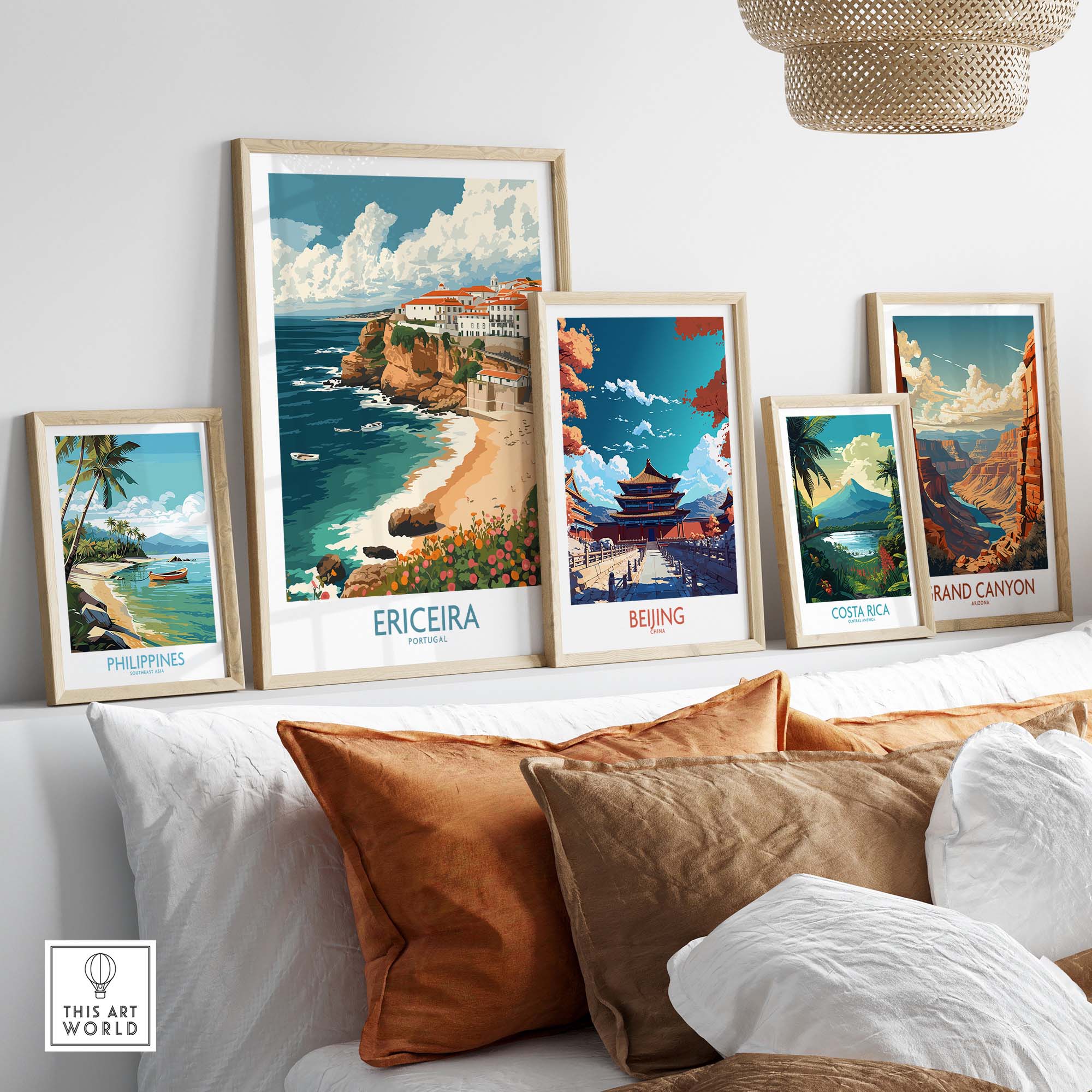 Ericeira Print Portugal part of our best collection or travel posters and prints - This Art World
