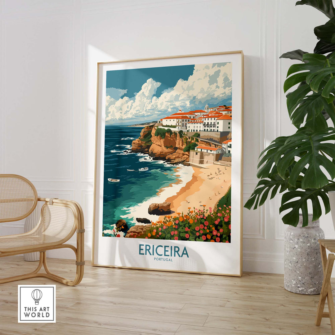 Ericeira Print Portugal part of our best collection or travel posters and prints - This Art World
