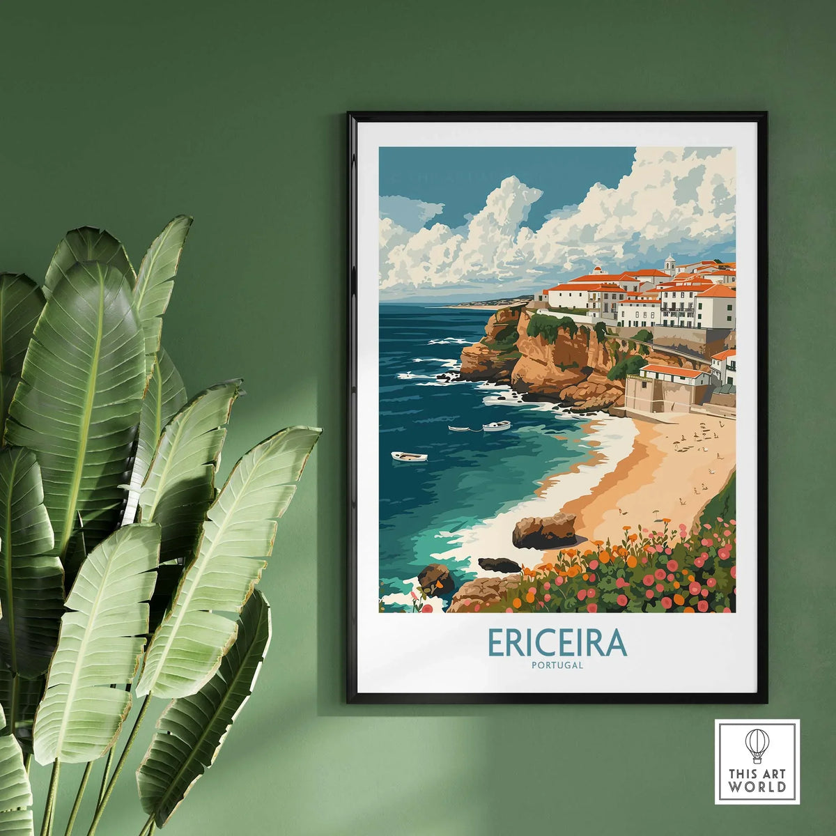 Ericeira Print Portugal part of our best collection or travel posters and prints - This Art World