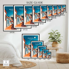 Ericeira Travel Poster part of our best collection or travel posters and prints - This Art World