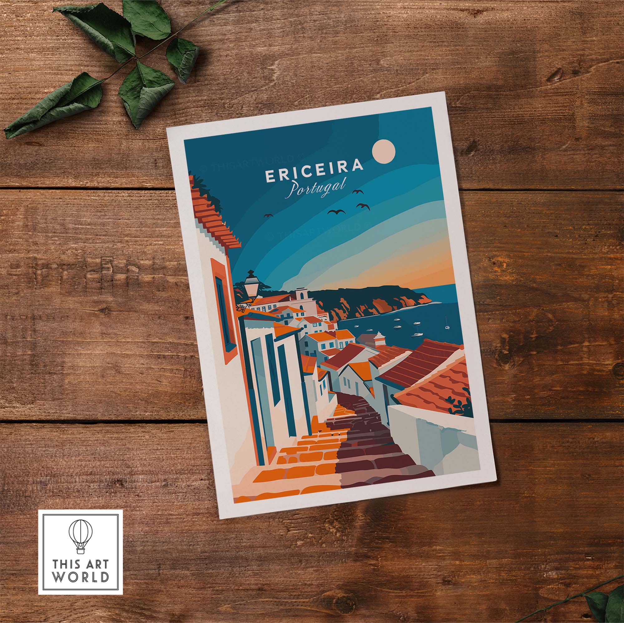 Ericeira Travel Poster part of our best collection or travel posters and prints - This Art World