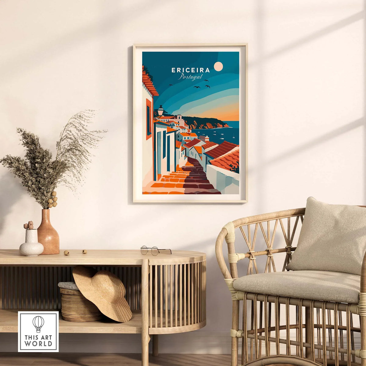 Ericeira Travel Poster part of our best collection or travel posters and prints - This Art World