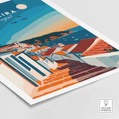 Ericeira Travel Poster part of our best collection or travel posters and prints - This Art World