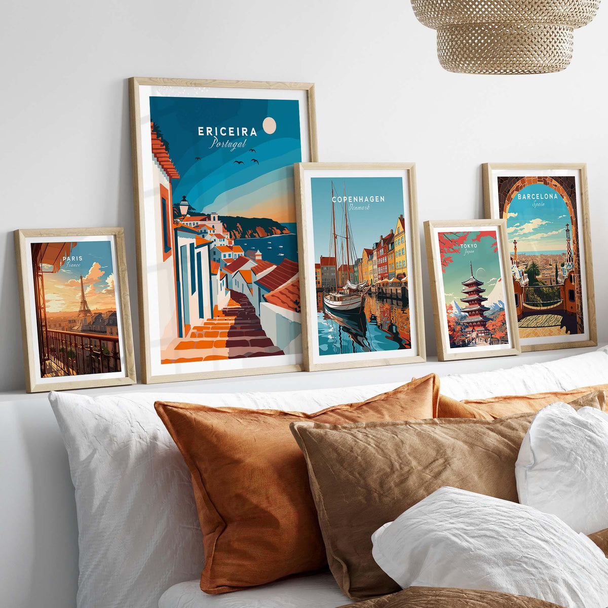 Ericeira Travel Poster part of our best collection or travel posters and prints - This Art World