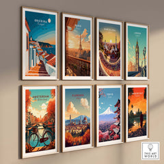 Ericeira Travel Poster part of our best collection or travel posters and prints - This Art World