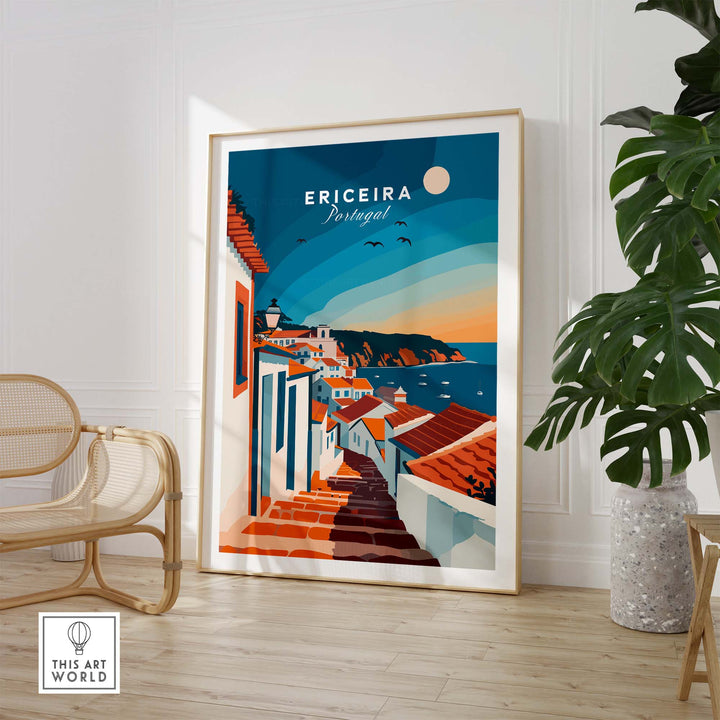 Ericeira Travel Poster part of our best collection or travel posters and prints - This Art World
