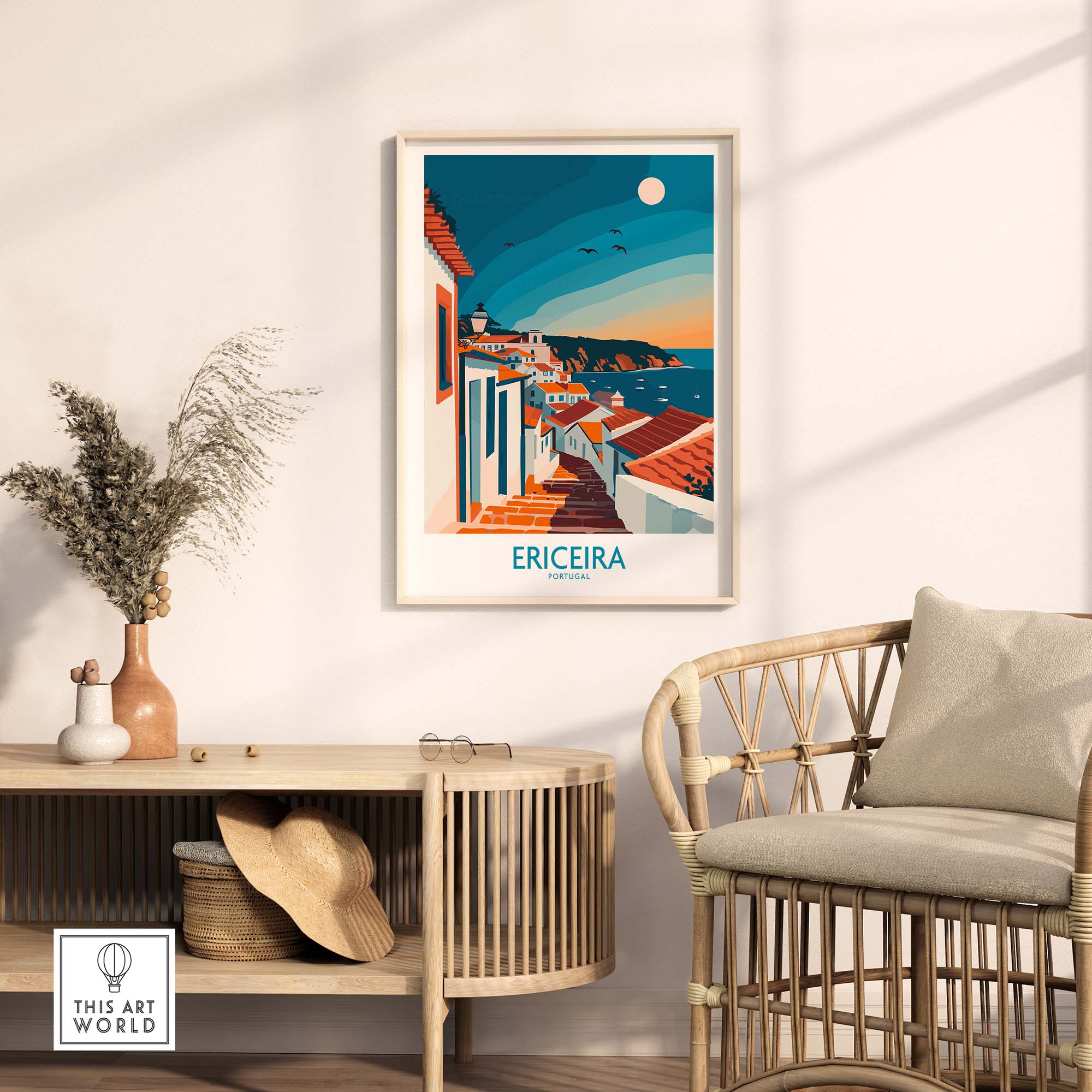 Ericeira Wall Art Print part of our best collection or travel posters and prints - This Art World