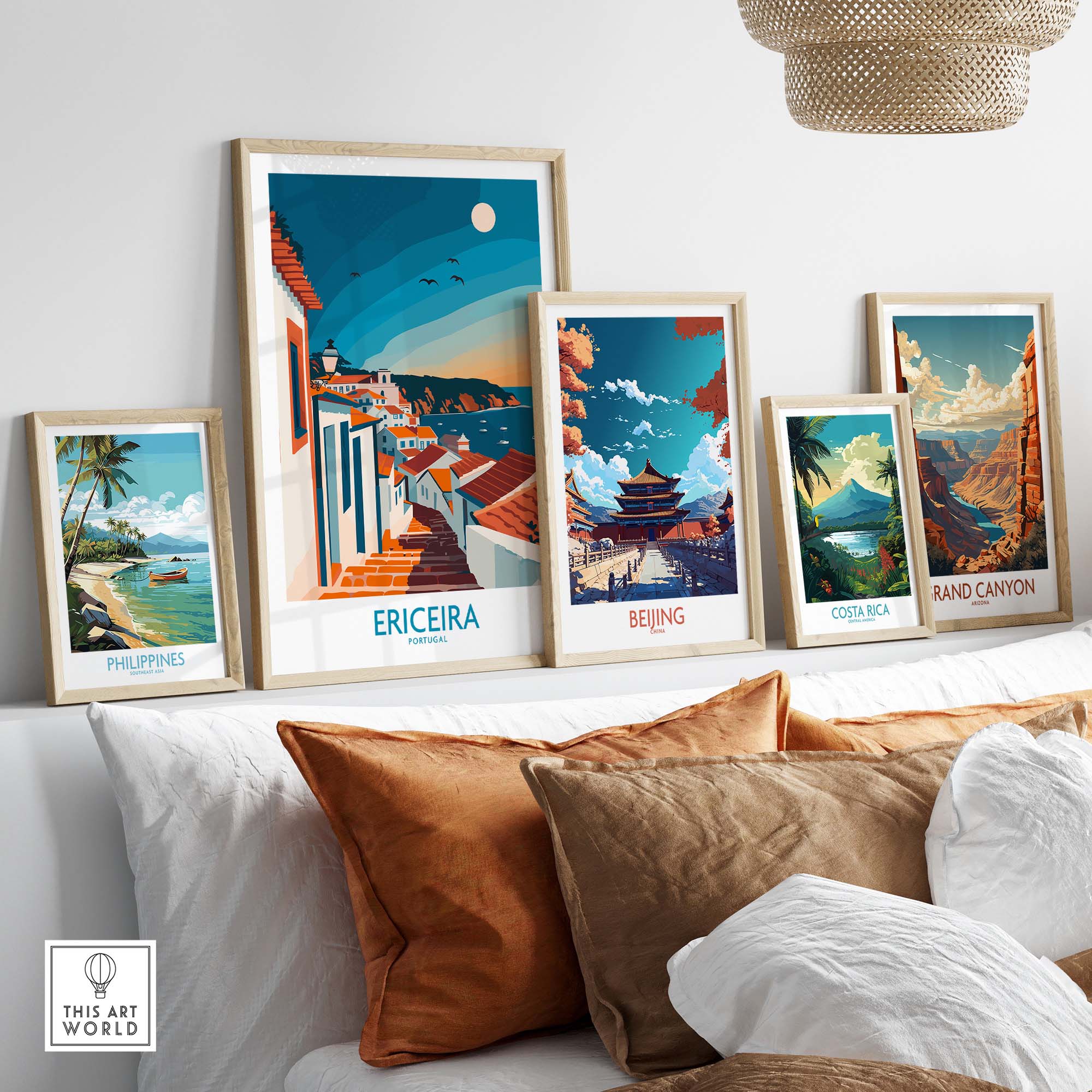 Ericeira Wall Art Print part of our best collection or travel posters and prints - This Art World