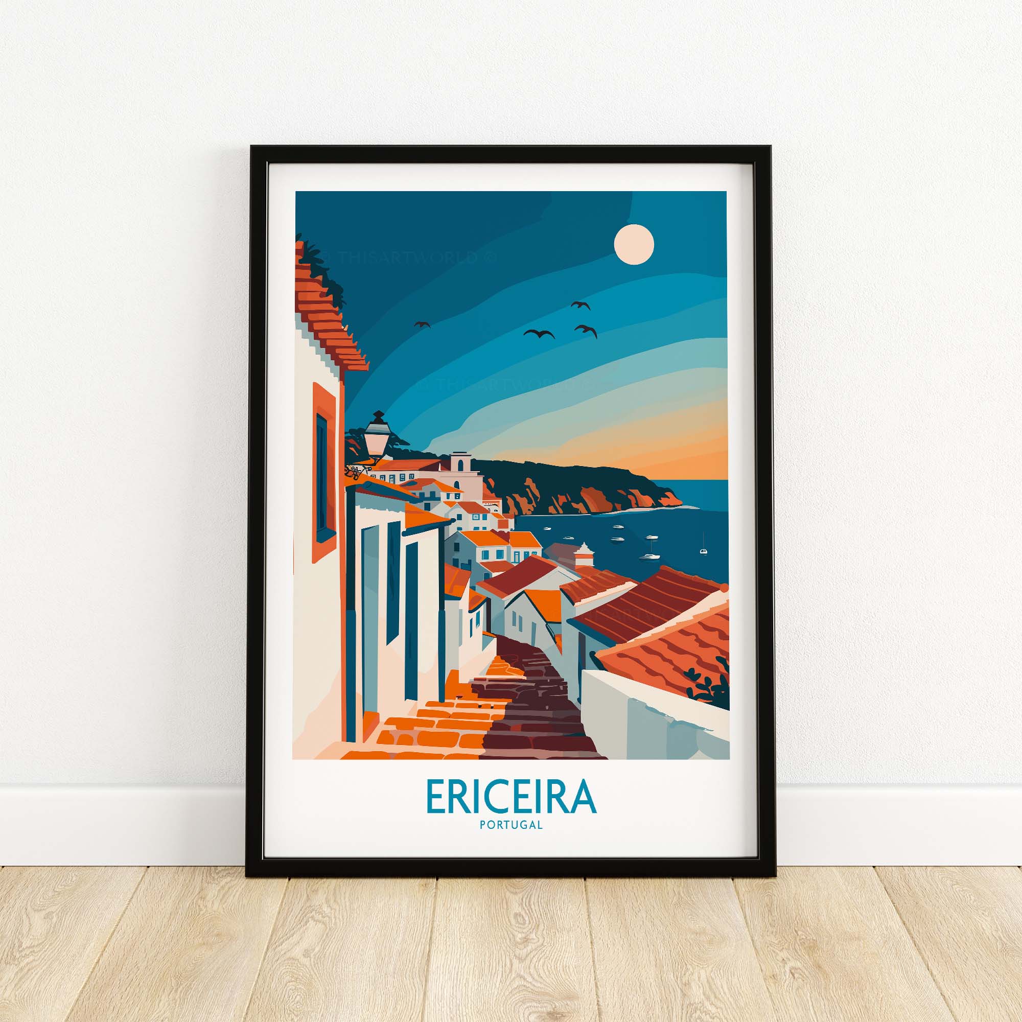 Ericeira Wall Art Print part of our best collection or travel posters and prints - This Art World