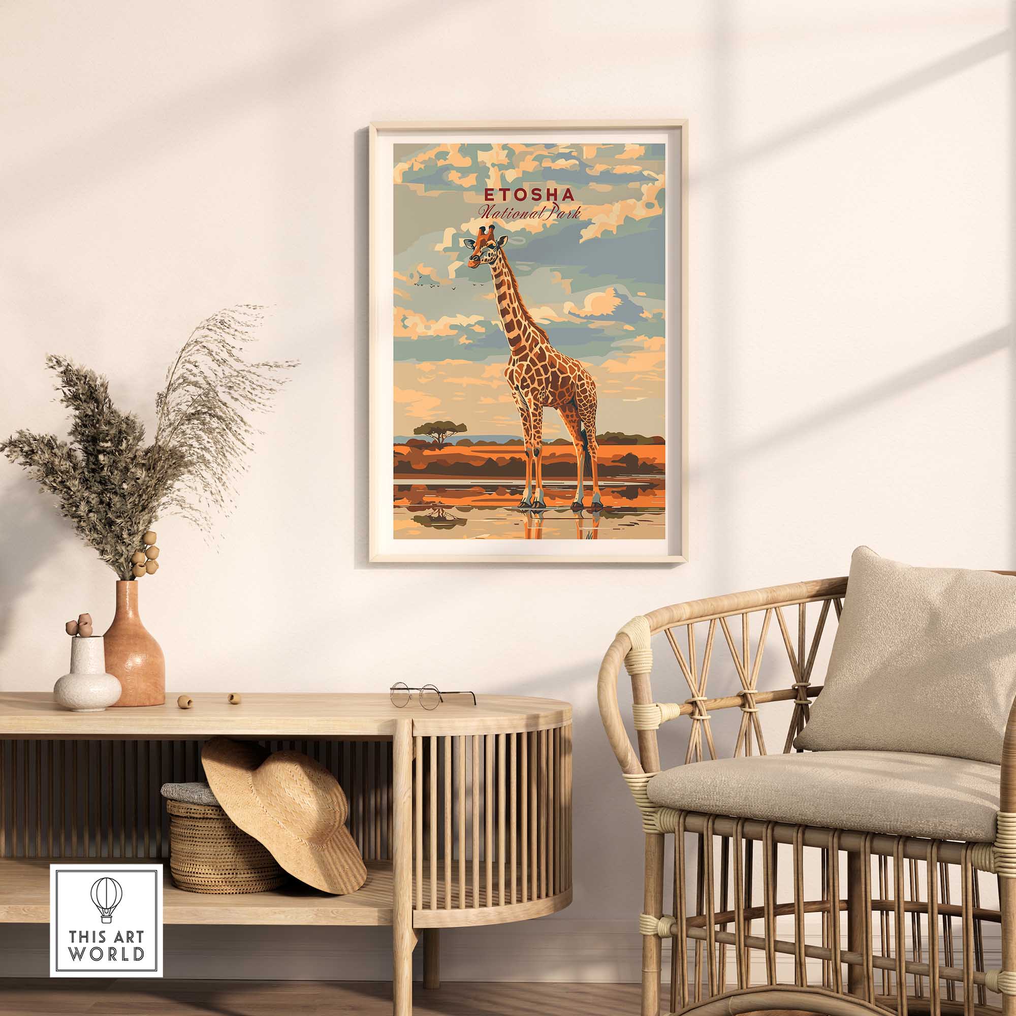 Etosha Namibia Art Print-This Art World
