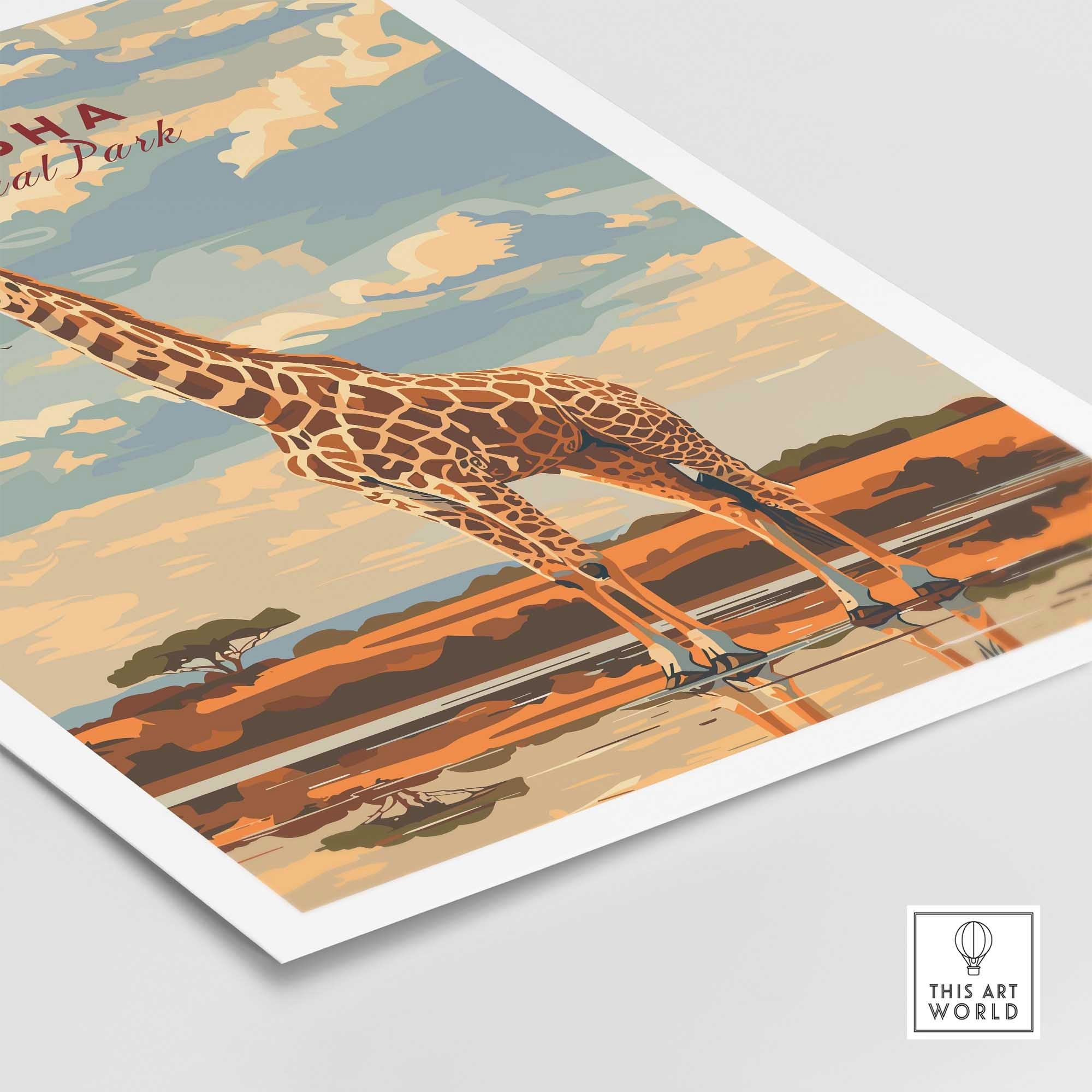 Etosha Namibia Art Print-This Art World