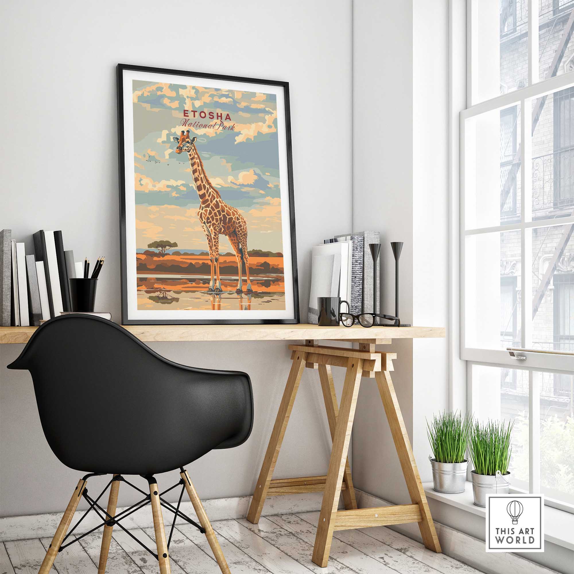 Etosha Namibia Art Print-This Art World