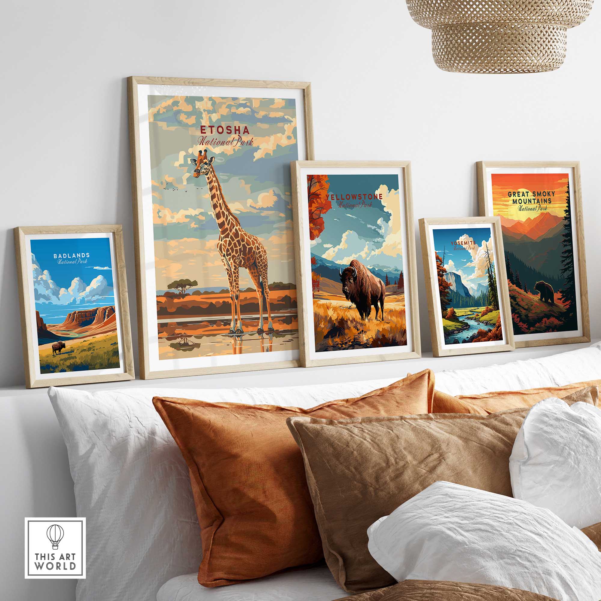Etosha Namibia Art Print-This Art World