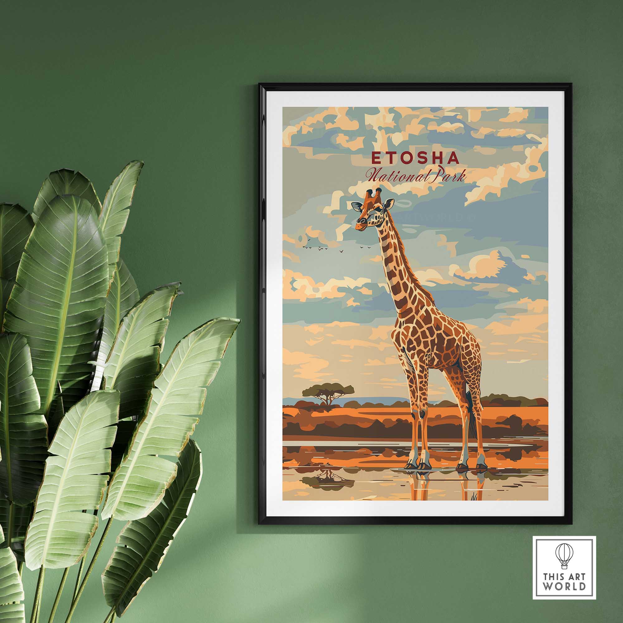 Etosha Namibia Art Print-This Art World