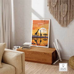 Etosha Namibia Poster-This Art World