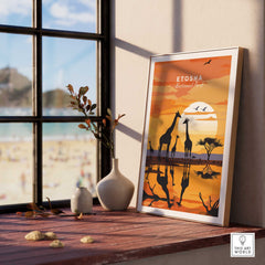 Etosha Namibia Poster-This Art World