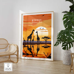 Etosha Namibia Poster-This Art World