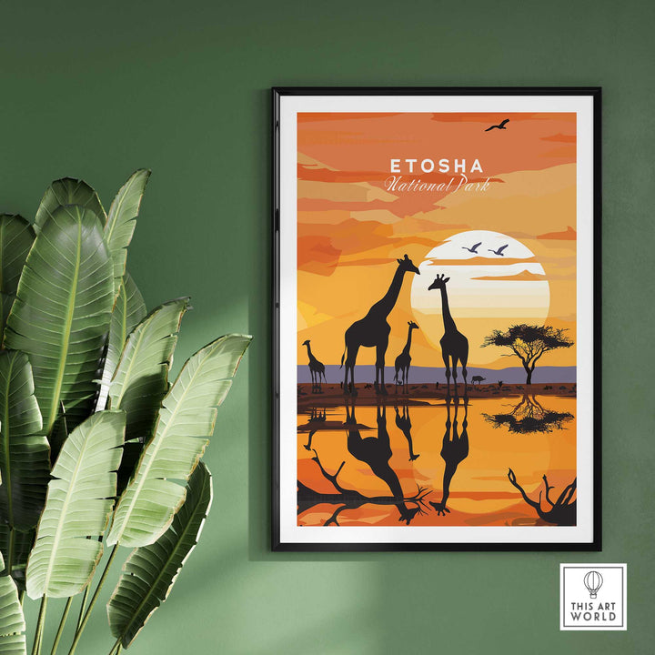 Etosha Namibia Poster-This Art World