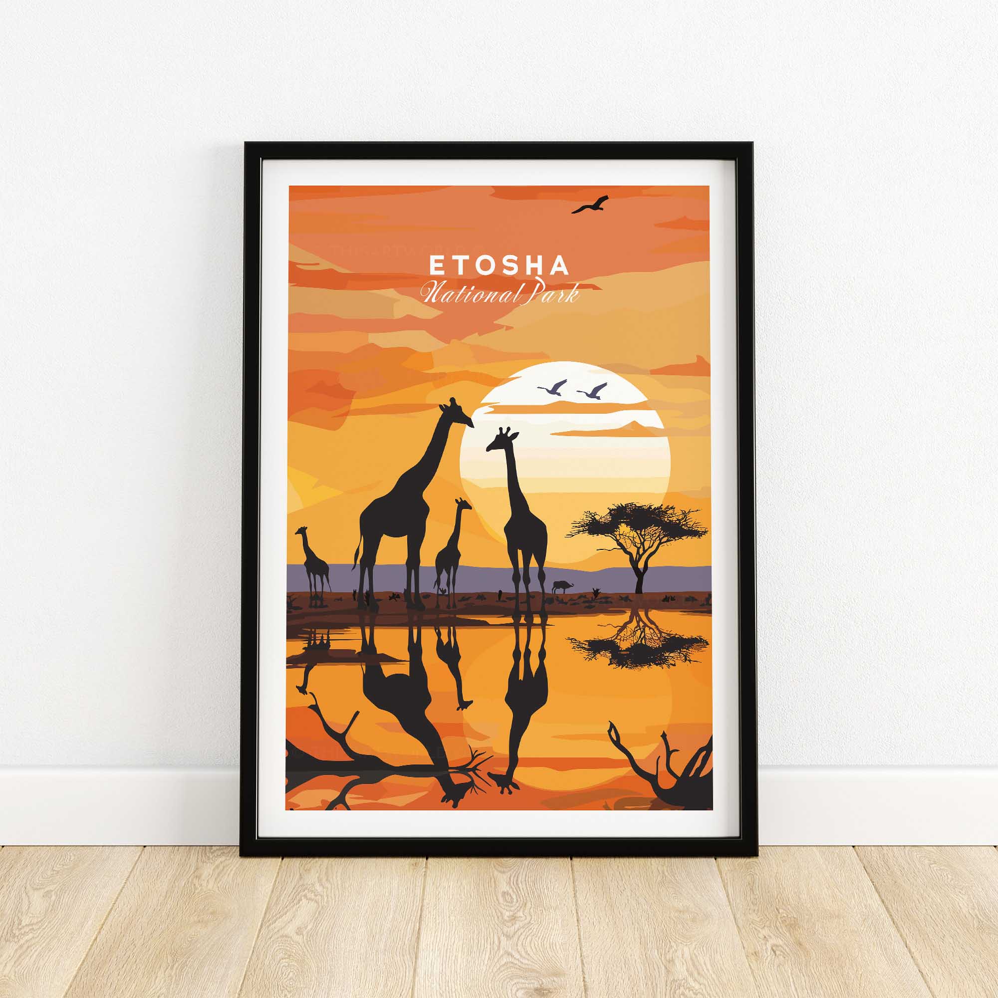 Etosha Namibia Poster-This Art World