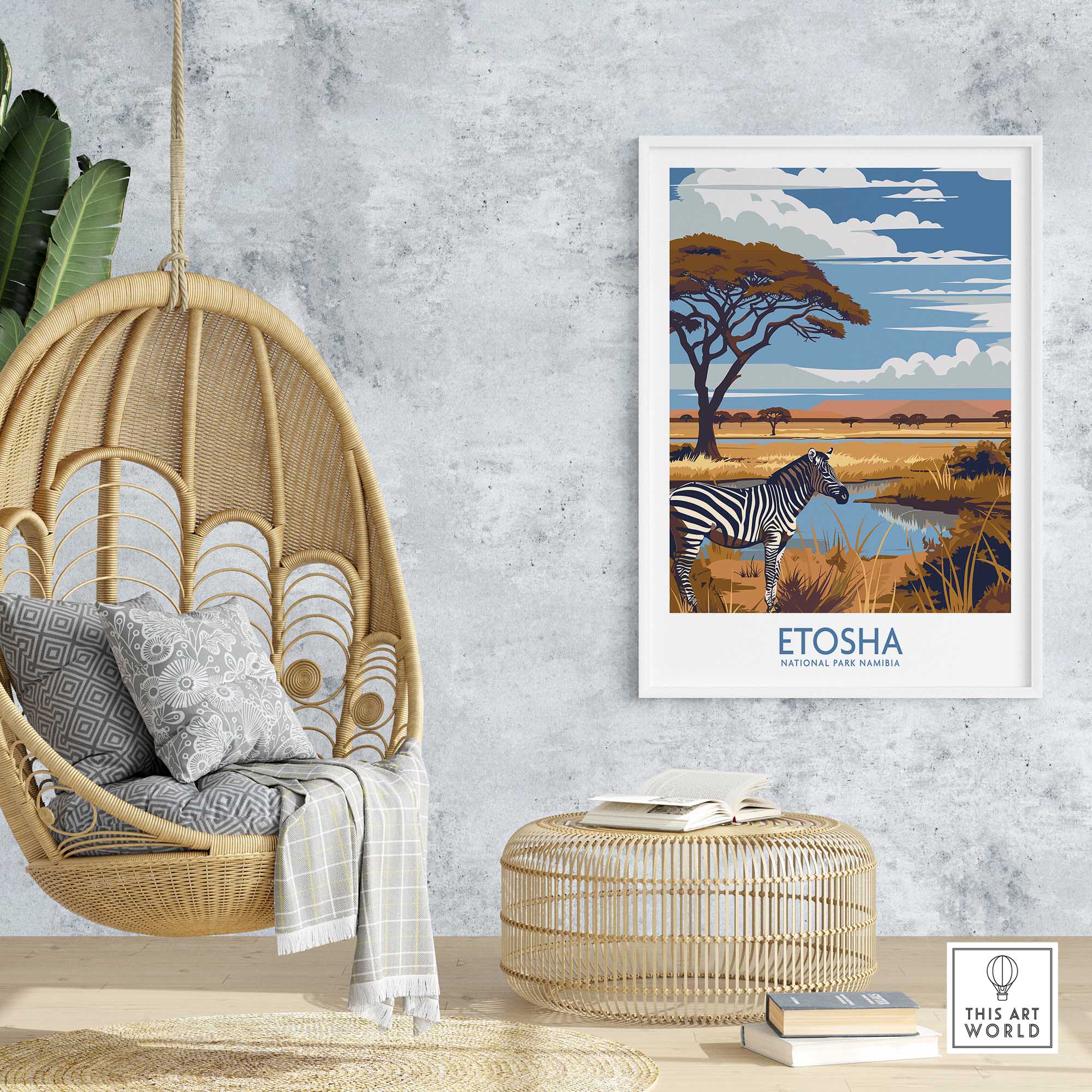 Etosha National Park Wall Art-This Art World