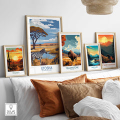 Etosha National Park Wall Art-This Art World