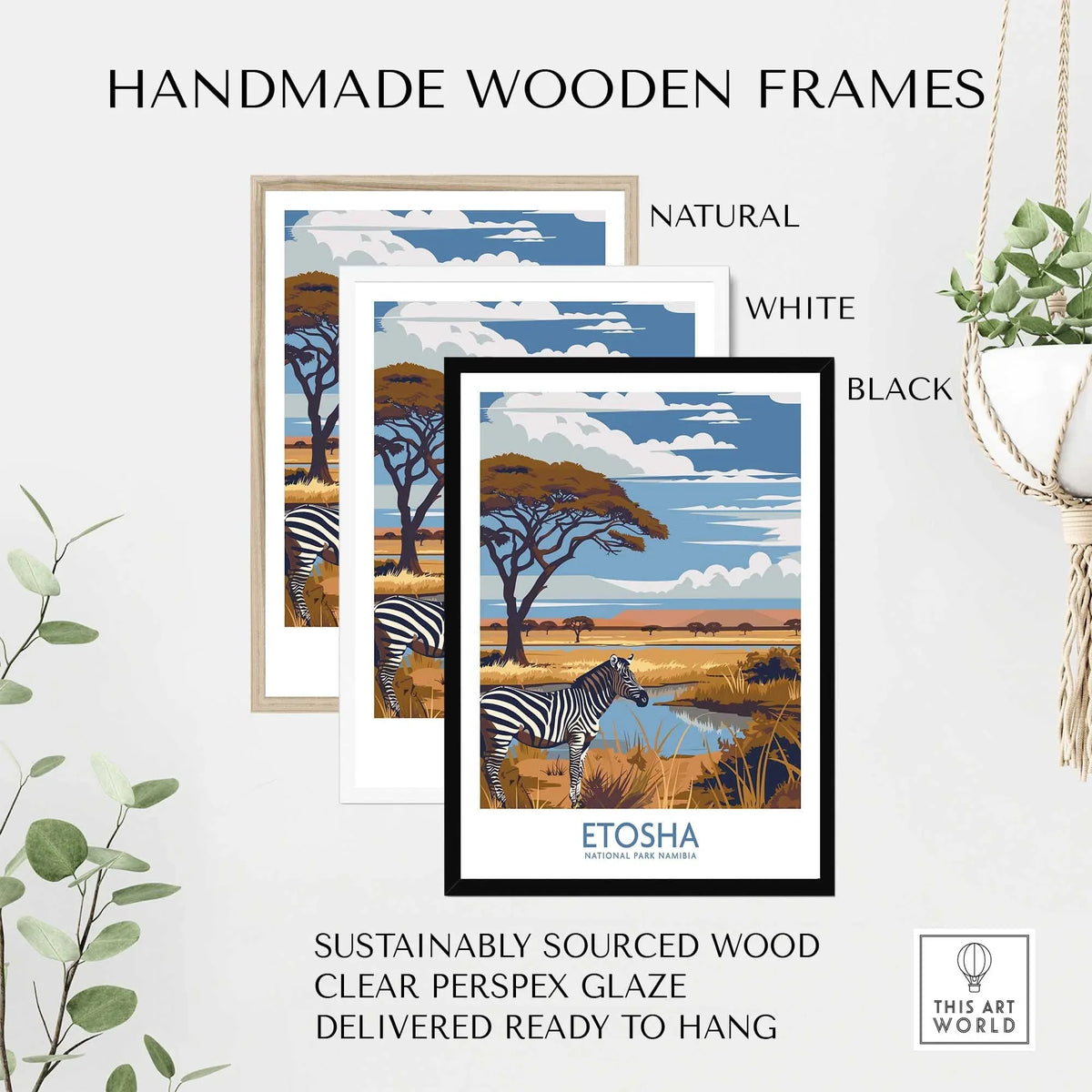 Etosha National Park Wall Art-This Art World