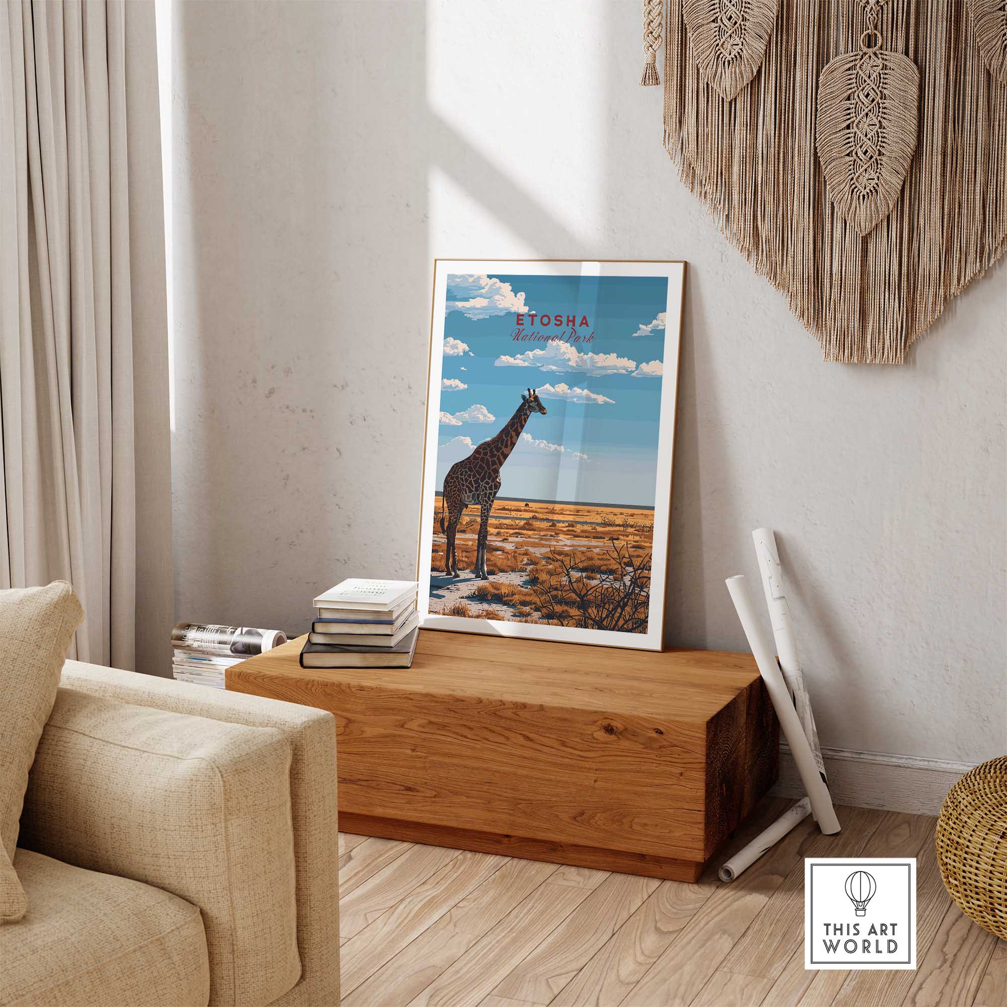 Etosha Poster Namibia-This Art World