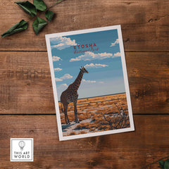 Etosha Poster Namibia-This Art World