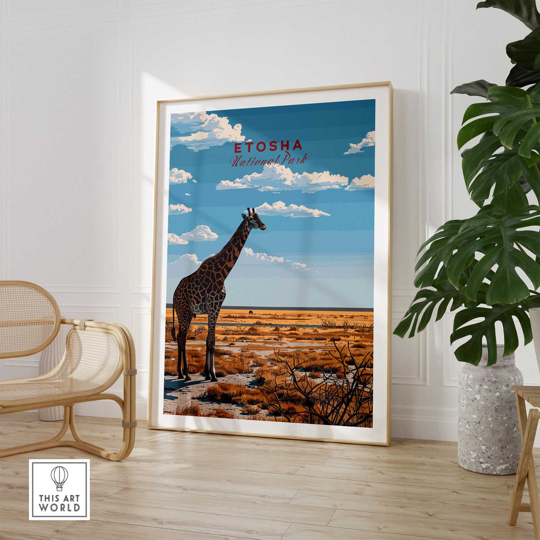 Etosha Poster Namibia-This Art World