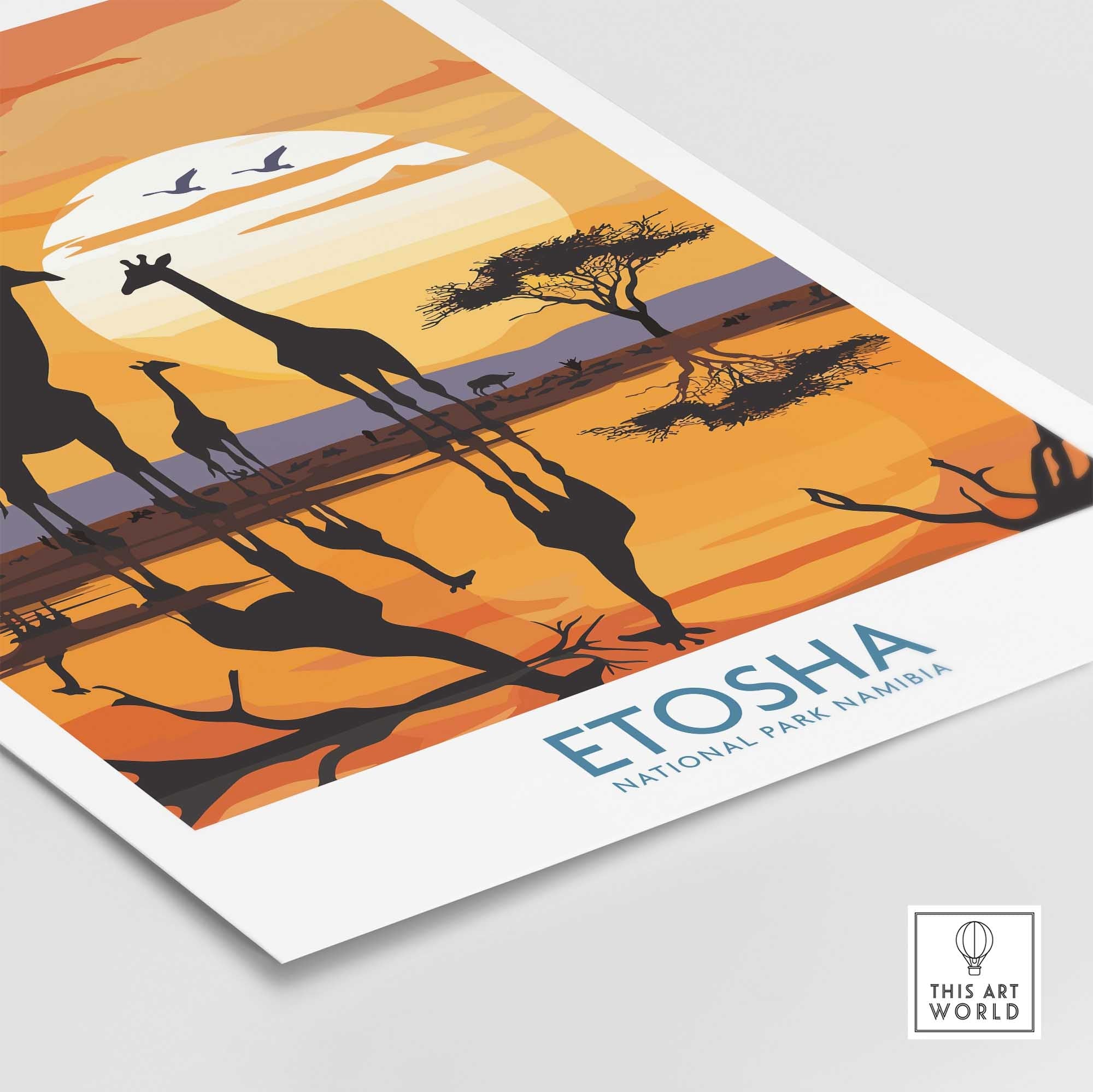 Etosha Safari Poster-This Art World