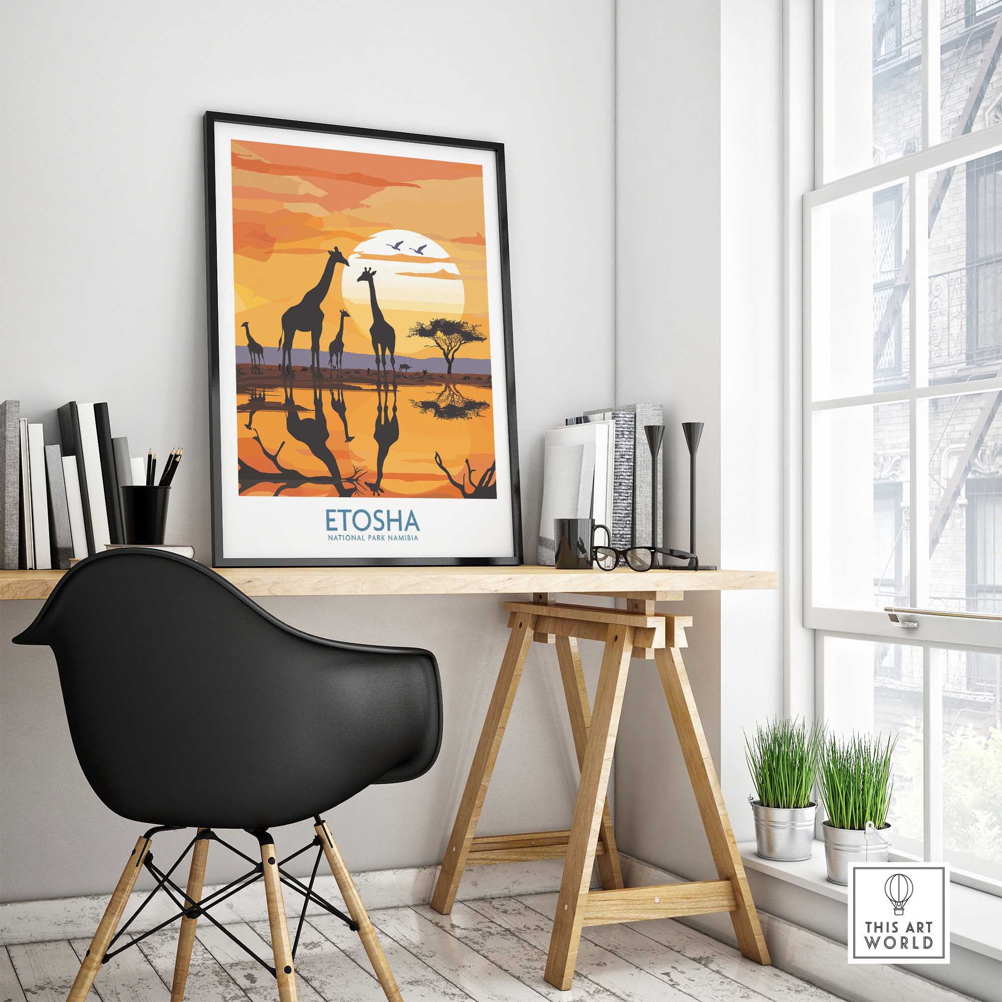 Etosha Safari Poster-This Art World