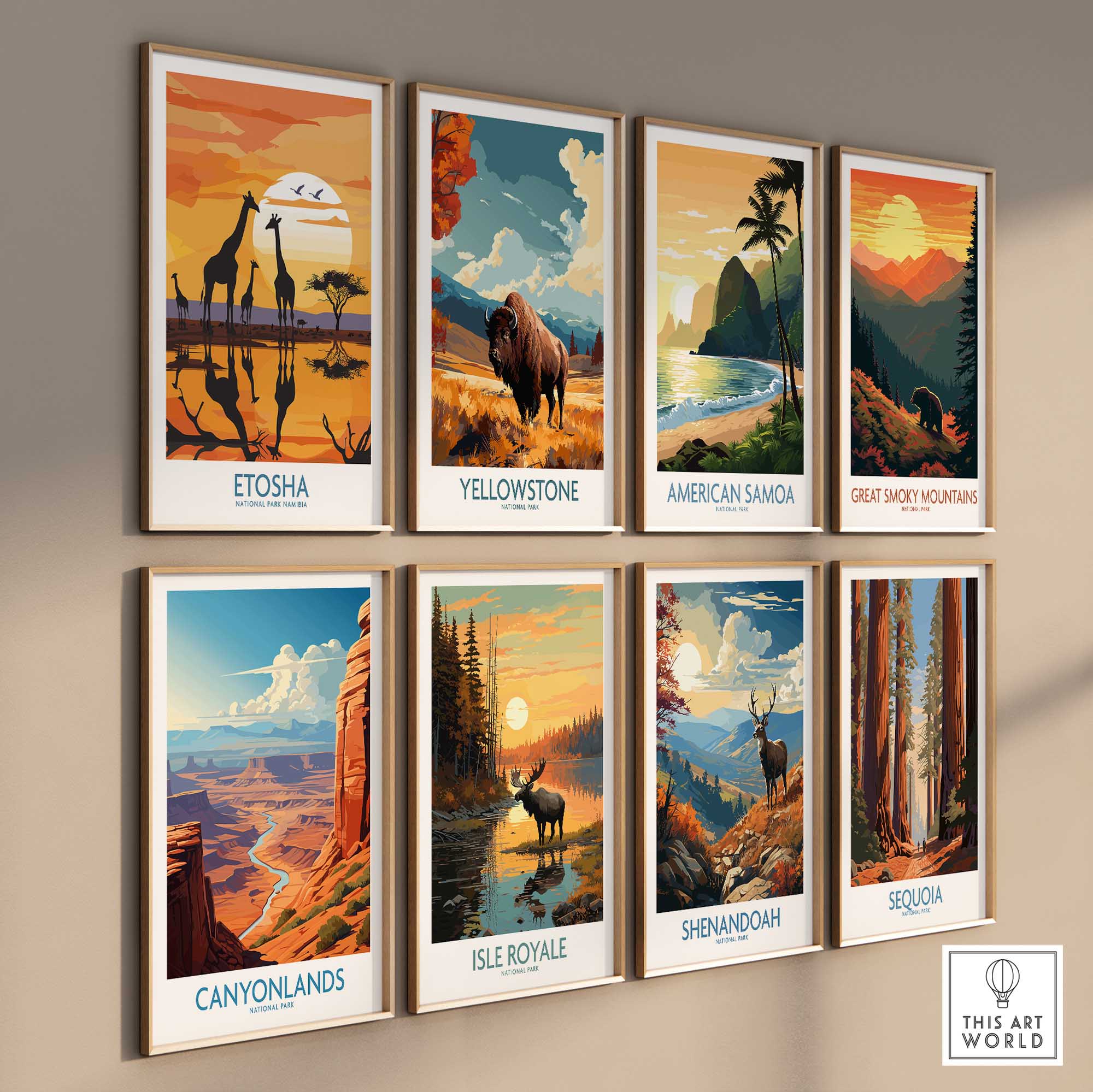 Etosha Safari Poster-This Art World