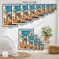 Evora Poster Portugal part of our best collection or travel posters and prints - This Art World
