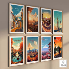 Evora Poster Portugal part of our best collection or travel posters and prints - This Art World