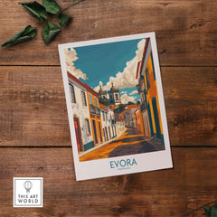 Evora Wall Art Print part of our best collection or travel posters and prints - This Art World